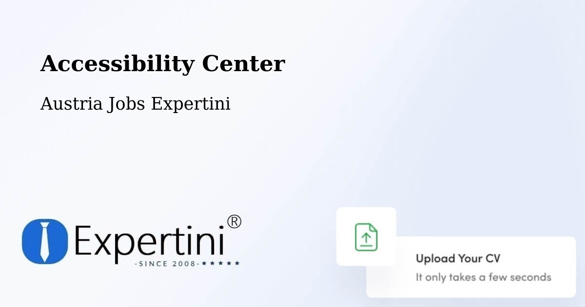 Accessibility Statement – Traiskirchen - Austria Jobs Expertini